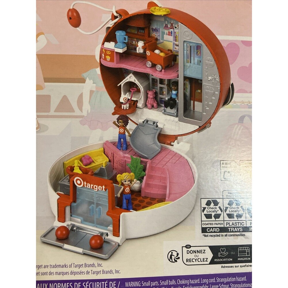 Polly Pocket TARGET BULLSEYE ADVENTURE Exclusive Playset NWT Doll Mini - Picture 8 of 13